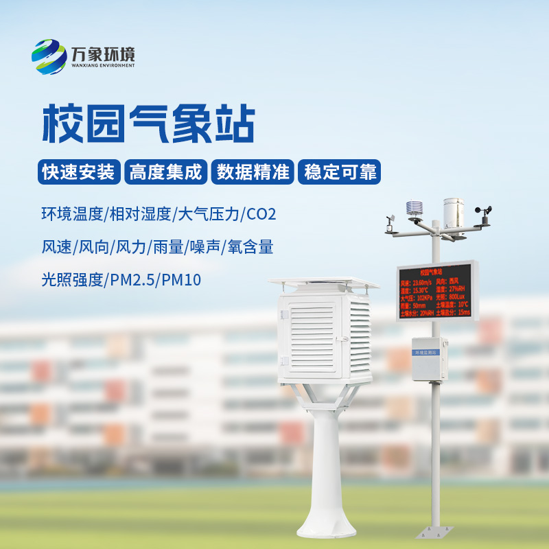 ??校園科普氣象站——?dú)庀笮§`通，大有可為